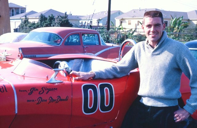 Dave MacDonald and Jim Simpson in the Corvette Special